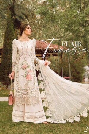 My Fashion Road Maria B Voyage Eid Unstitched Luxury Lawn 2023 | D-2302-A