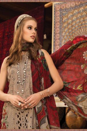 My Fashion Road Maria B Voyage Eid Unstitched Luxury Lawn 2023 | D-2313-A