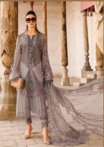 My Fashion Road Maria B Voyage Eid Unstitched Luxury Lawn 2023 | D-2301-B