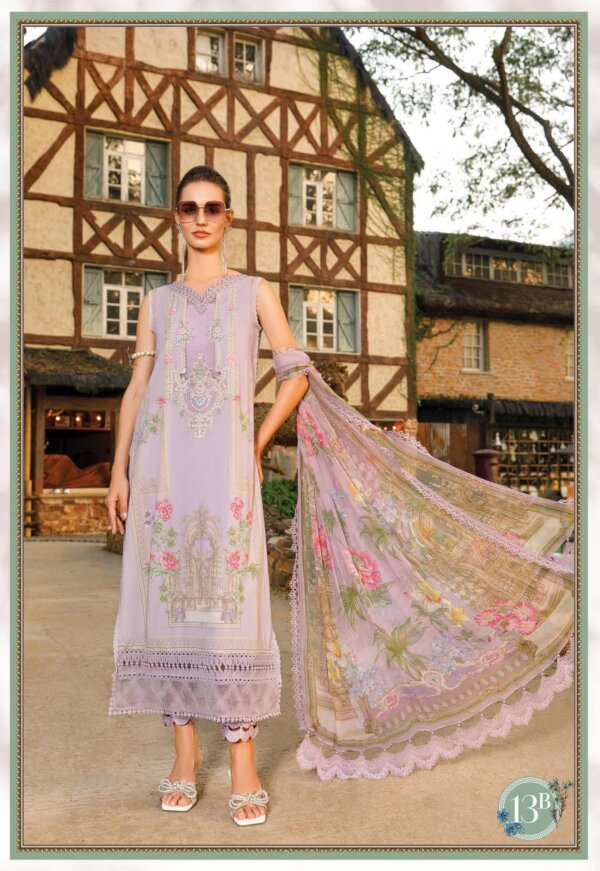 My Fashion Road Mprints by Mariab Spring Summer 2023 Unstitched Suit | 13B