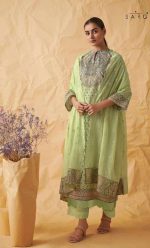 My Fashion Road Sahiba Sarg Gul Pure Lawn Cotton Digital Printed Unstitched Salwar Kameez |Bottlegreen