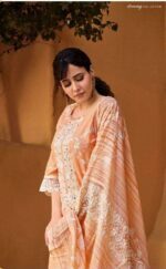 My Fashion Road Shai Khaab By Jay Vijay Designer Moga Silk Salwar Suit | Orange