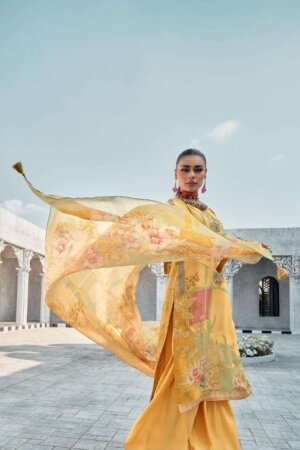 My Fashion Road Varsha Gul E Naaz Exclusive Pakistani Pattern Salwar Suit | Yellow