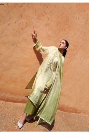 My Fashion Road Varsha Vanilla Viscose Muslin Designer Salwar Kameez | Green