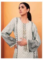 My Fashion Road Varsha Vanilla Viscose Muslin Designer Salwar Kameez | Grey