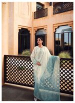 My Fashion Road Varsha Vanilla Viscose Muslin Designer Salwar Kameez | Blue