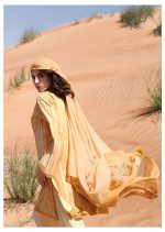 My Fashion Road Varsha Peach Exclusive Fancy Cotton Salwar Kameez | Orange
