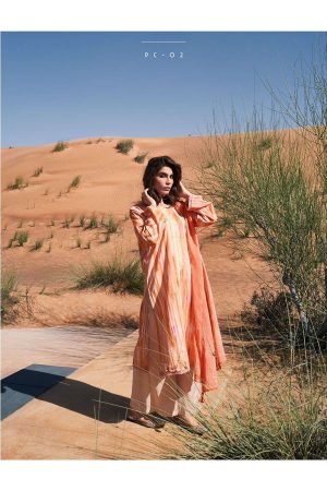 My Fashion Road Varsha Peach Exclusive Fancy Cotton Salwar Kameez | Peach