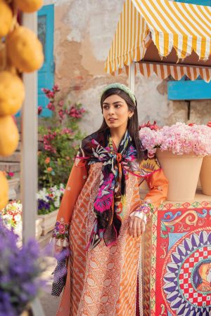 My Fashion Road Hemline by Mushq Spring Summer Lawn Unstitched Suit 2023 | VIVIANA