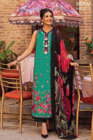 My Fashion Road Hemline by Mushq Spring Summer Lawn Unstitched Suit 2023 | RINA