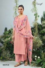 My Fashion Road Ganga Ruha Premium Cotton Fancy Printed Suit | Peach