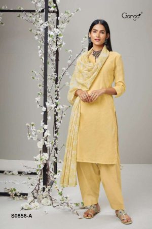 Buy online Yellow Silk Suit Set from ethnic wear for Women by Scakhi for  ₹2659 at 55% off | 2024 Limeroad.com