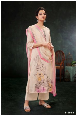 My Fashion Road Ganga Soha Fancy Exclusive Designer Cotton Suit | Pink