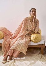 My Fashion Road Kimora Heer Suhani Pant Style Dress Material | Peach
