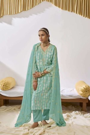 My Fashion Road Kimora Heer Suhani Pant Style Dress Material | Ferozi