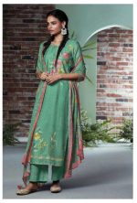 My Fashion Road Ganga Fashion Lipsa Designer Silk Ganga Suit | Green