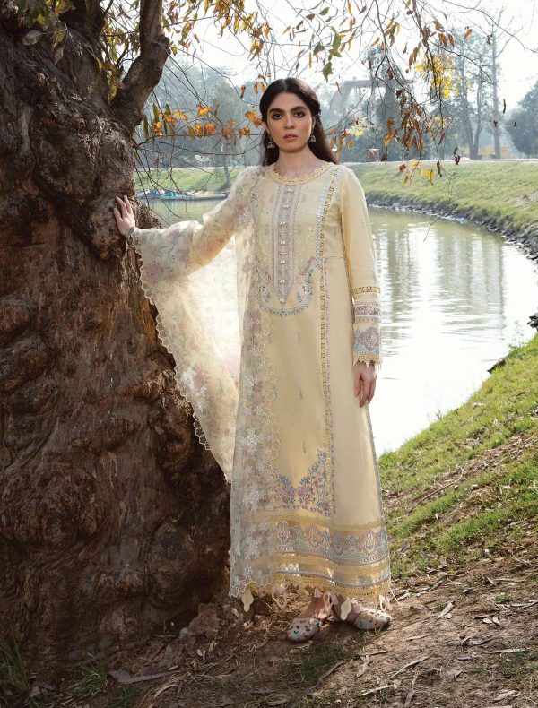 My Fashion Road Qalamkar Qline Lawn Unstitched Collection 2023 | VIDA AK#02