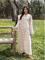 My Fashion Road Qalamkar Qline Lawn Unstitched Collection 2023 | FERN AK#14