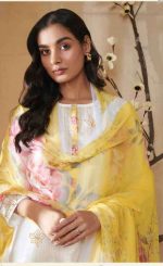 My Fashion Road Saadgi Aradhya Traditional Designs Cotton Salwar Kameez | White