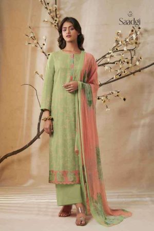 My Fashion Road Saadgi Aradhya Traditional Designs Cotton Salwar Kameez | Green
