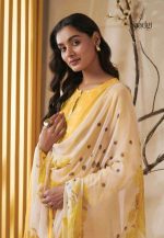 My Fashion Road Saadgi Aradhya Traditional Designs Cotton Salwar Kameez | Yellow