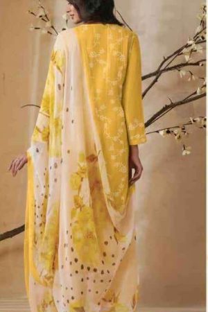 My Fashion Road Saadgi Aradhya Traditional Designs Cotton Salwar Kameez | Yellow