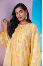 My Fashion Road Sahiba Sharon Designer Exclusive Cotton Salwar Suit | Yellow