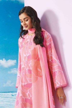 My Fashion Road Sahiba Sharon Designer Exclusive Cotton Salwar Suit | Pink