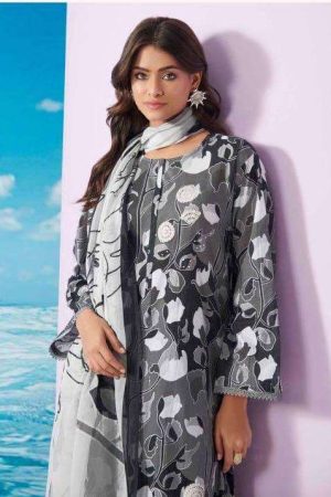 My Fashion Road Sahiba Sharon Designer Exclusive Cotton Salwar Suit | Black