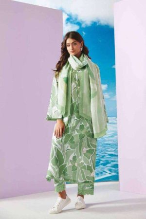 My Fashion Road Sahiba Sharon Designer Exclusive Cotton Salwar Suit | Green