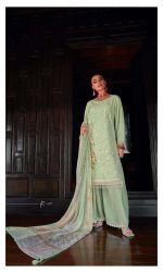 My Fashion Road Varsha Ranjhaa Designer Exclusive Muslin Salwar Suit | Green