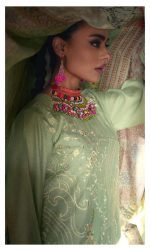 My Fashion Road Varsha Ranjhaa Designer Exclusive Muslin Salwar Suit | Green