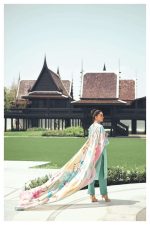My Fashion Road Varsha Magnolia Designer Cotton Salwar Kameez | Green