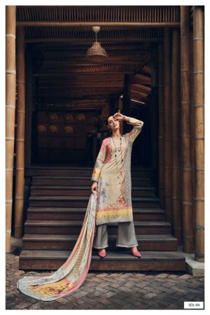 My Fashion Road Varsha Shower Of Love Designer Fancy Print Cotton Suit | Grey