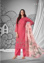 My Fashion Road Miraah Sarg Cotton Lawn Pant Style Suits | Red