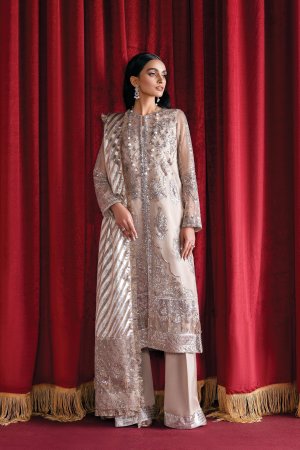 My Fashion Road Afrozeh Starlet Luxury Organza Unstitched Collection 2023 | Pearl Dream