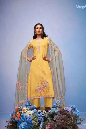 My Fashion Road Ganga Pratiksha Exclusive Fancy Cotton Ladies Suit | C-1409