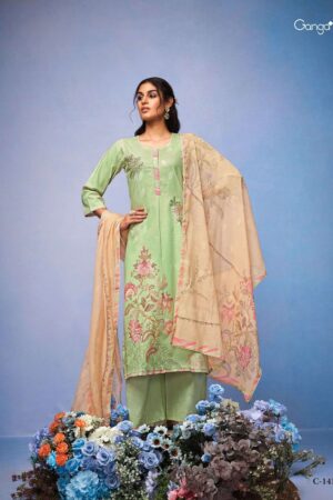 My Fashion Road Ganga Pratiksha Exclusive Fancy Cotton Ladies Suit | C-1410