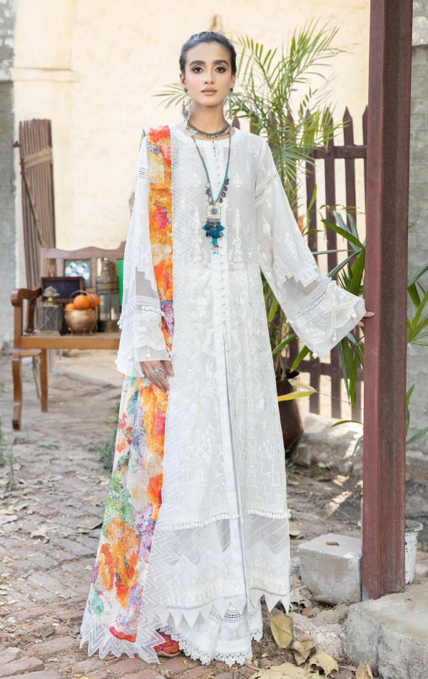 My Fashion Road Tehzeeb by Riaz Arts Embroidered Lawn Collection 2023 | TL-44