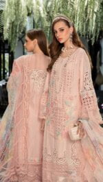 My Fashion Road Mariab Luxury Lawn Unstitched Eid collection 2023 | D7