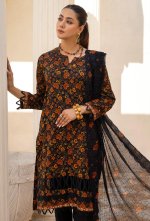 My Fashion Road Alzohaib Sunshine Bloom Unstitched Suit With Chikankari Dupatta | D14