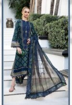 My Fashion Road Mariab Luxury Lawn Unstitched Eid collection 2023 | D8