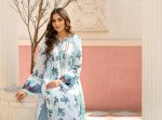 My Fashion Road Alzohaib Sunshine Bloom Unstitched Suit With Chikankari Dupatta | D3