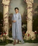 My Fashion Road Kimora Heer Gulbagh Designer Fancy Cotton Salwar Kameez | Blue