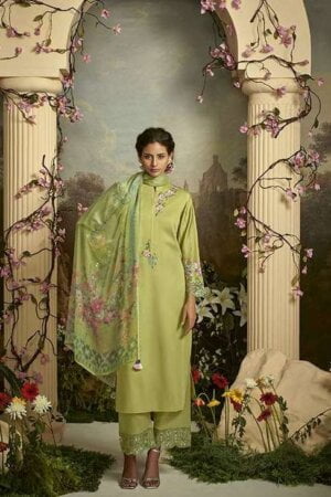 My Fashion Road Kimora Heer Gulbagh Designer Fancy Cotton Salwar Kameez | Green