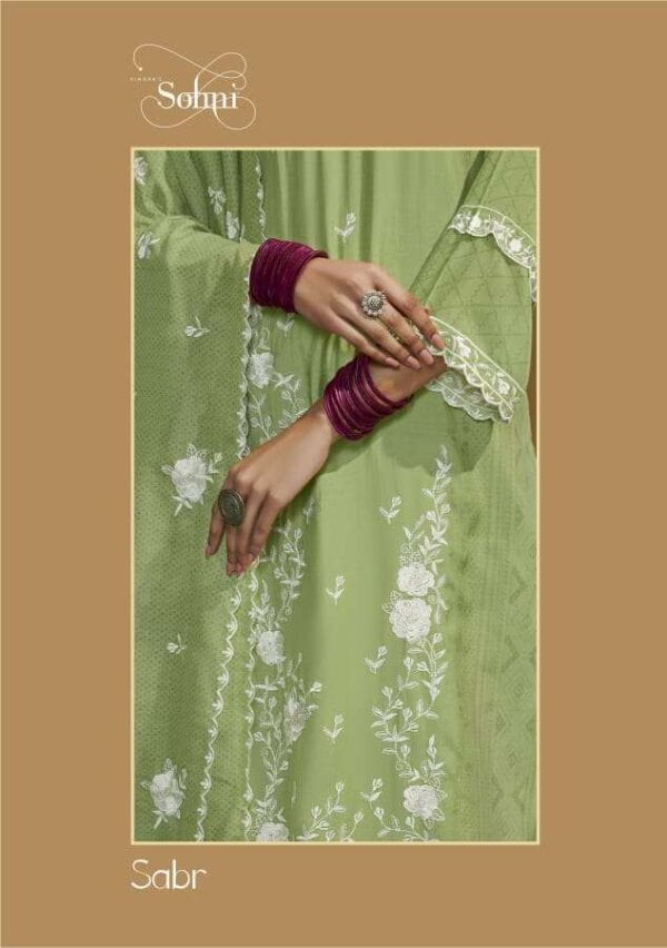 My Fashion Road Sabr Kimora Heer Pant Style Suits | Green