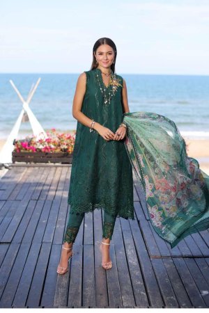 My Fashion Road Noor Luxury Chikankari Lawn 2023 by Sadia Asad | D1 – B