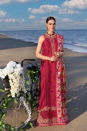 My Fashion Road Noor Luxury Chikankari Lawn 2023 by Sadia Asad | D12 – A
