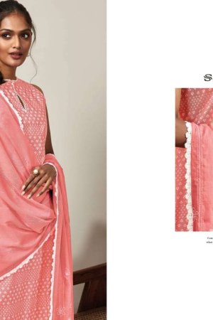 My Fashion Road Sava Pehr Exclusive Designer Fancy Cotton Salwar Kameez | Pink