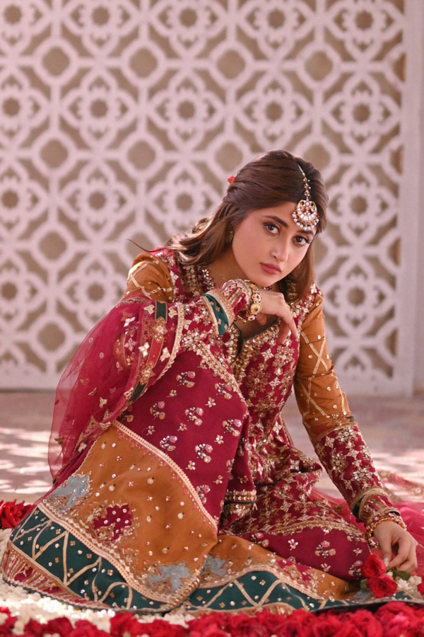 My Fashion Road Qalamkar Luxury Formals Unstitched Wedding Collection’23 | RIHA